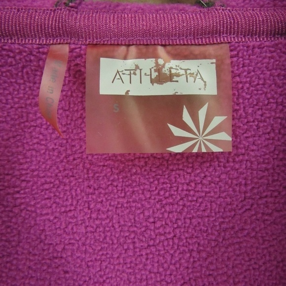 Athleta Brown/Black Front Zip Hoodie Jacket S - Picture 10 of 16